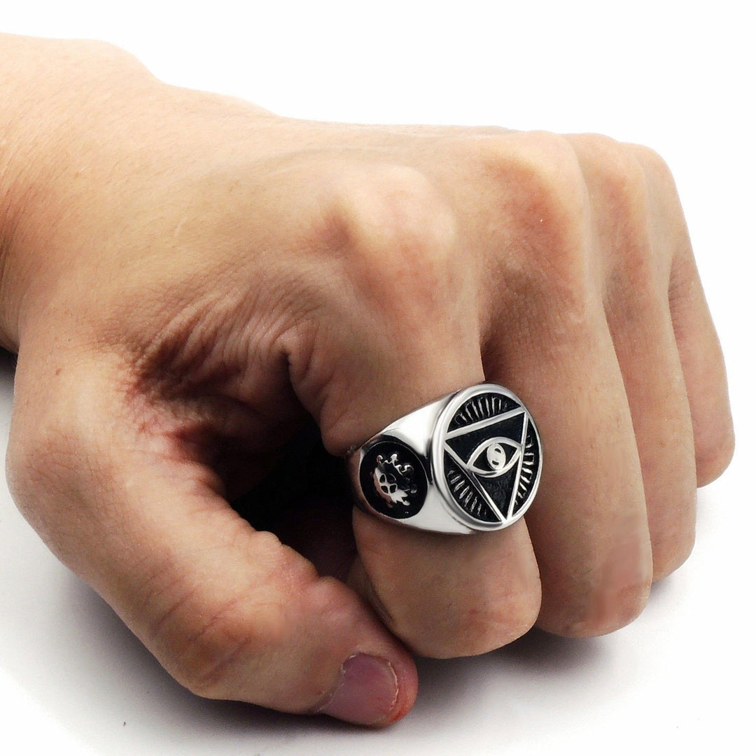 Illuminati Signet Ring Men Men's Ring