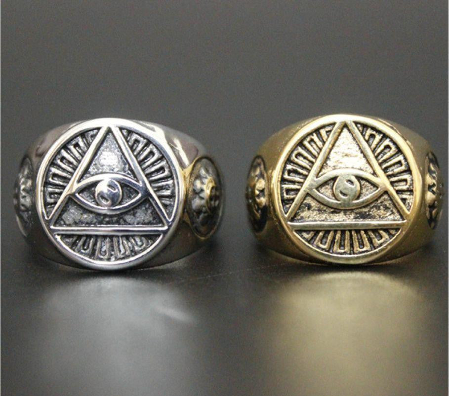 Illuminati Signet Ring Men Men's Ring