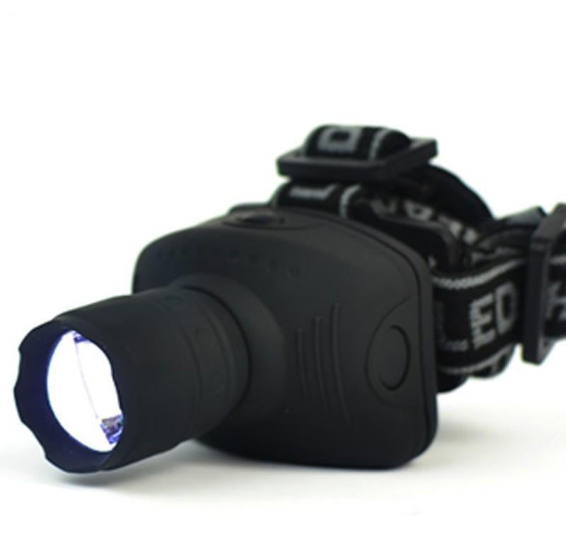 LED Waterproof Headlight With Zoom LED Headlight Headlamp