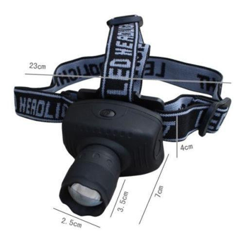 LED Waterproof Headlight With Zoom LED Headlight Headlamp