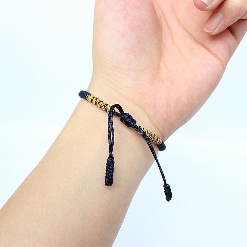 Lucky Handmade Buddhist Knots Serenity Rope Bracelet Bracelets