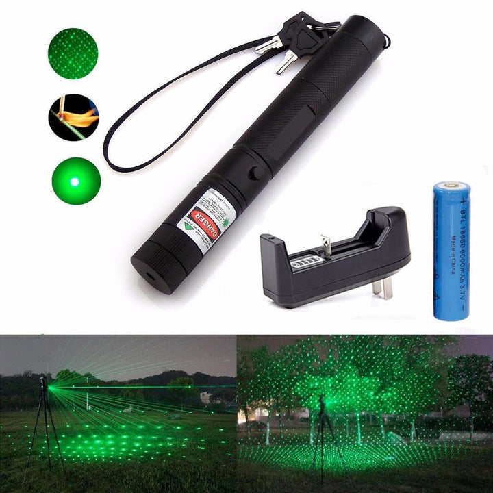 Military 532nm Green Star Burst Laser Pointer Lights