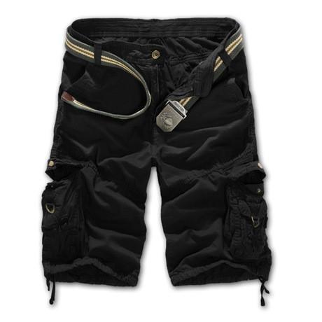 Military Cargo Shorts Black / 29 Men's Wear