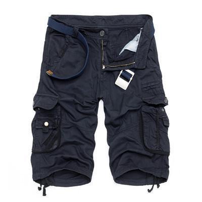 Military Cargo Shorts Deep Blue / 29 Men's Wear