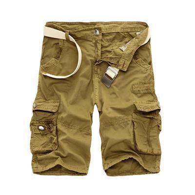 Military Cargo Shorts Khaki / 29 Men's Wear