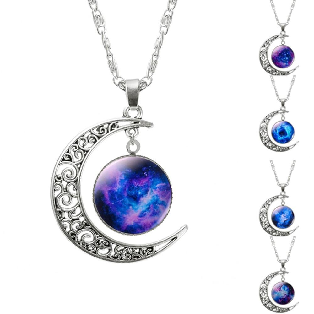 Moon Galaxy Necklace Necklaces