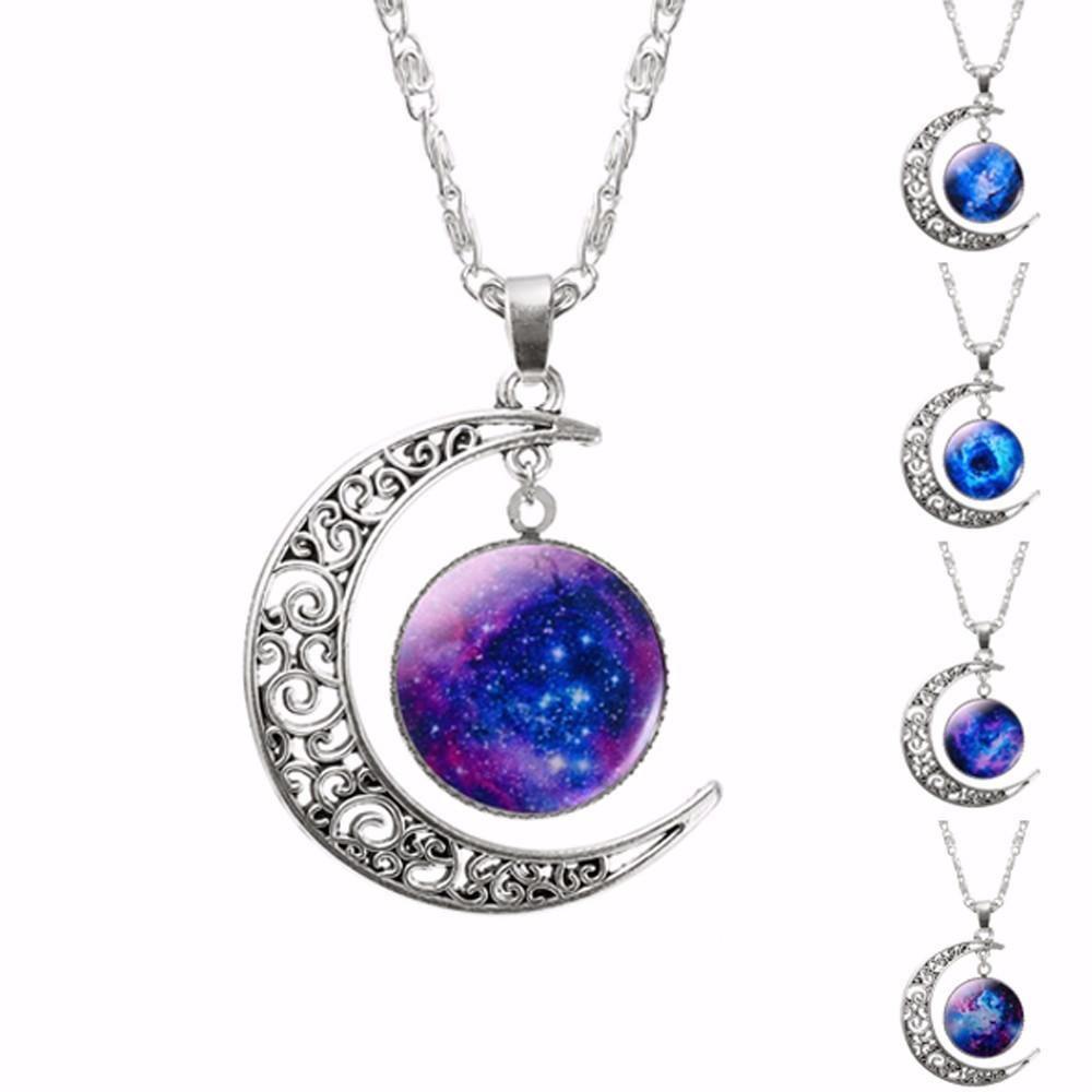 Moon Galaxy Necklace Necklaces