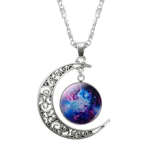 Moon Galaxy Necklace Style 11 Necklaces