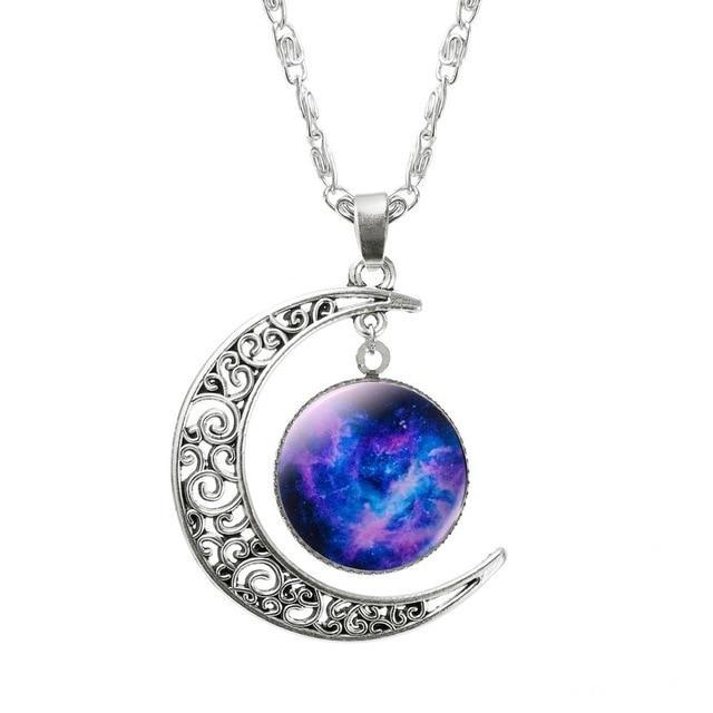 Moon Galaxy Necklace Style 12 Necklaces