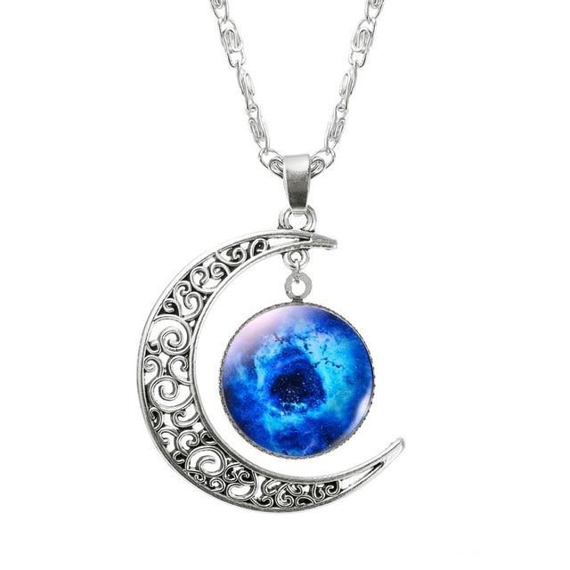 Moon Galaxy Necklace Style 2 Necklaces