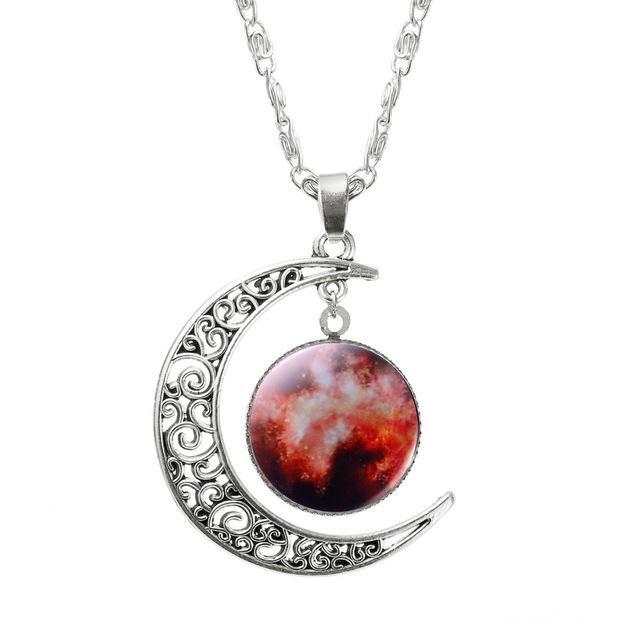 Moon Galaxy Necklace Style 3 Necklaces