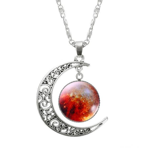 Moon Galaxy Necklace Style 4 Necklaces