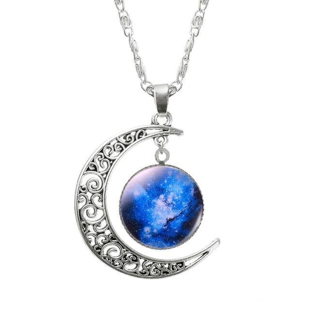 Moon Galaxy Necklace Style 6 Necklaces