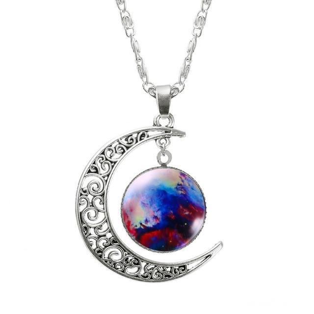 Moon Galaxy Necklace Style 8 Necklaces