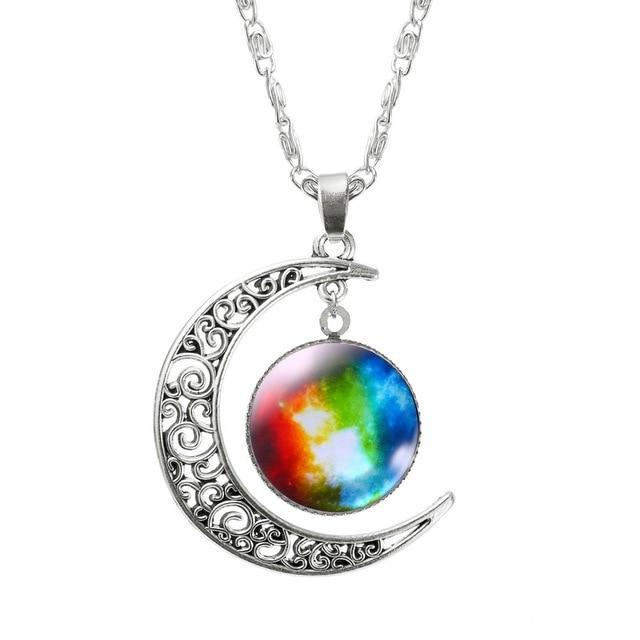 Moon Galaxy Necklace Style 9 Necklaces