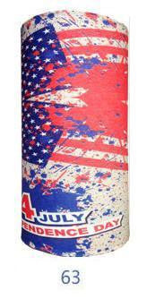 Multifunctional Seamless Bandana July 4 Independence Day Bandana