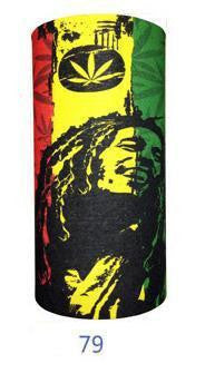 Multifunctional Seamless Bandana Rasta Bob Marley Bandana