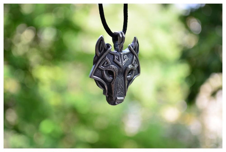 Norse Viking Wolf Pendant Necklace Necklaces