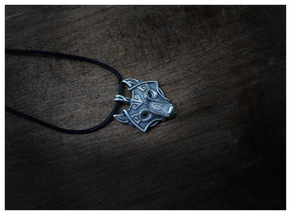 Norse Viking Wolf Pendant Necklace Necklaces