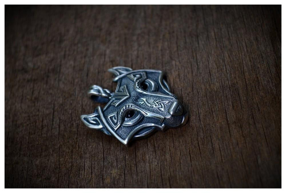 Norse Viking Wolf Pendant Necklace Necklaces