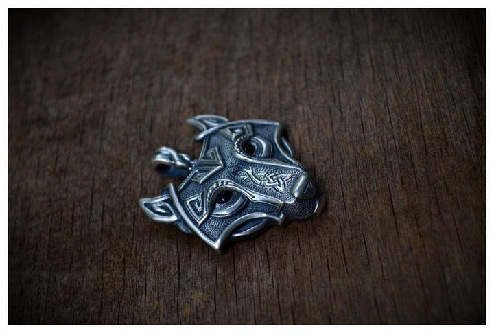 Norse Viking Wolf Pendant Necklace Necklaces