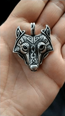 Norse Viking Wolf Pendant Necklace Necklaces