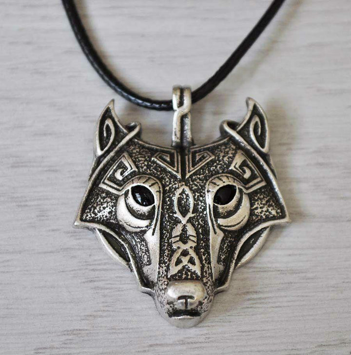 Norse Viking Wolf Pendant Necklace Necklaces