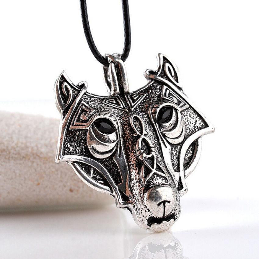 Norse Viking Wolf Pendant Necklace Necklaces