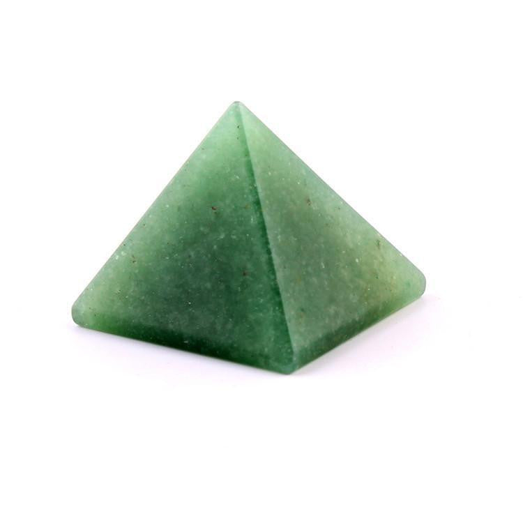 Reiki Charged Crystal Stone Pyramids Green aventurine Pyramids