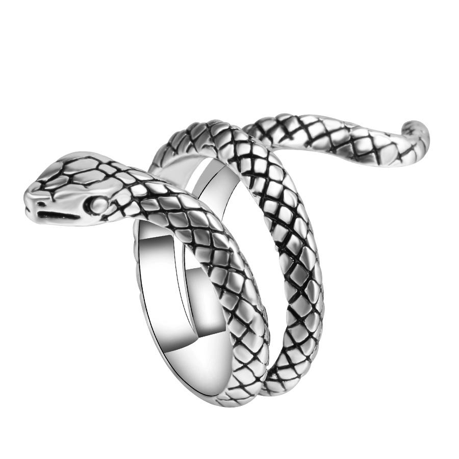 Silver Serpent Ring 7 Rings