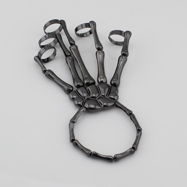 Skeleton Hand Bracelet Black Bracelets