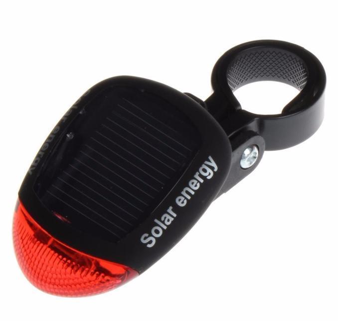 Solar Powered Bike Tail Light Lights