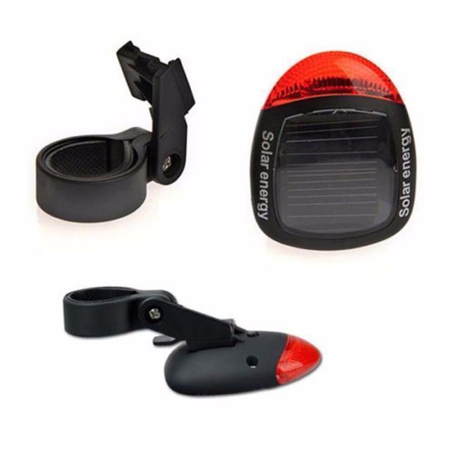 Solar Powered Bike Tail Light Lights