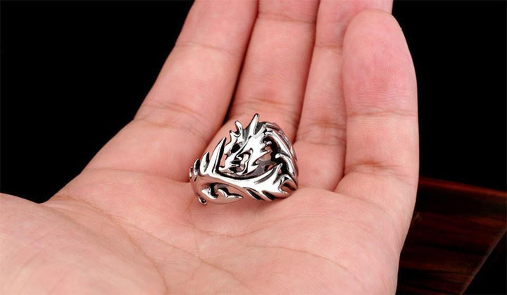 Stainless Steel Dragon Rings Rings