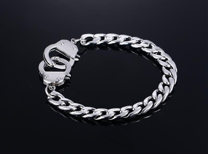 Stainless Steel Handcuffs Bracelet Bracelets