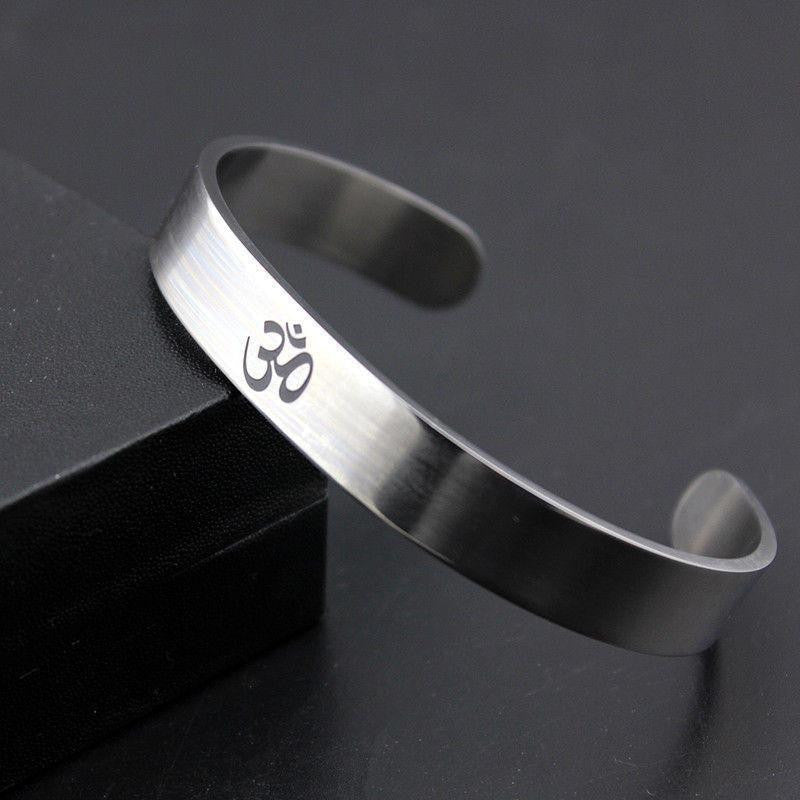 Stainless Steel OM Open Bangle