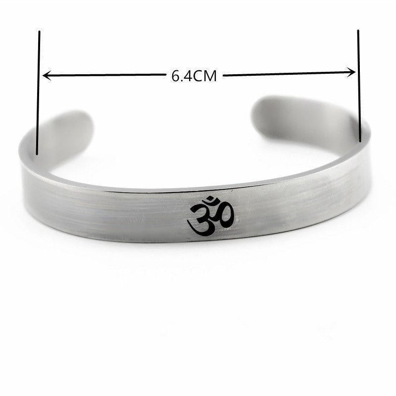 Stainless Steel OM Open Bangle