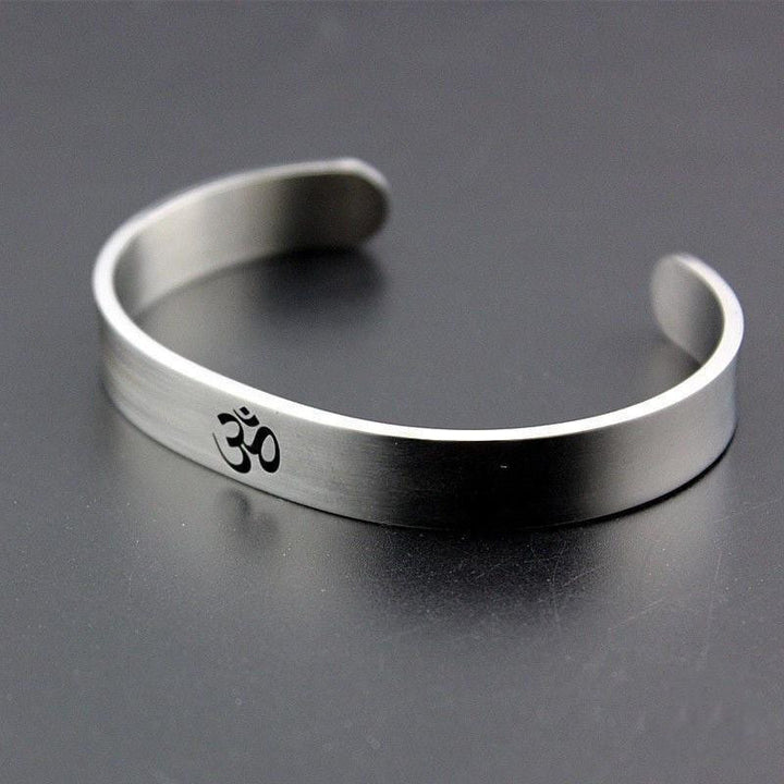 Stainless Steel OM Open Bangle