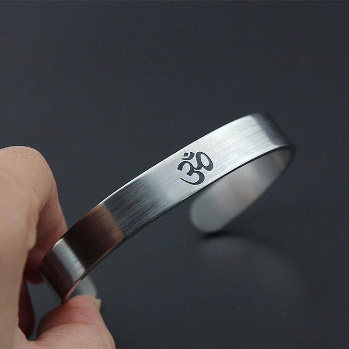 Stainless Steel OM Open Bangle