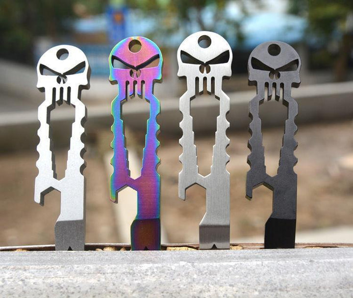 Stainless Steel Pocket Skull Multi-Tool Tools