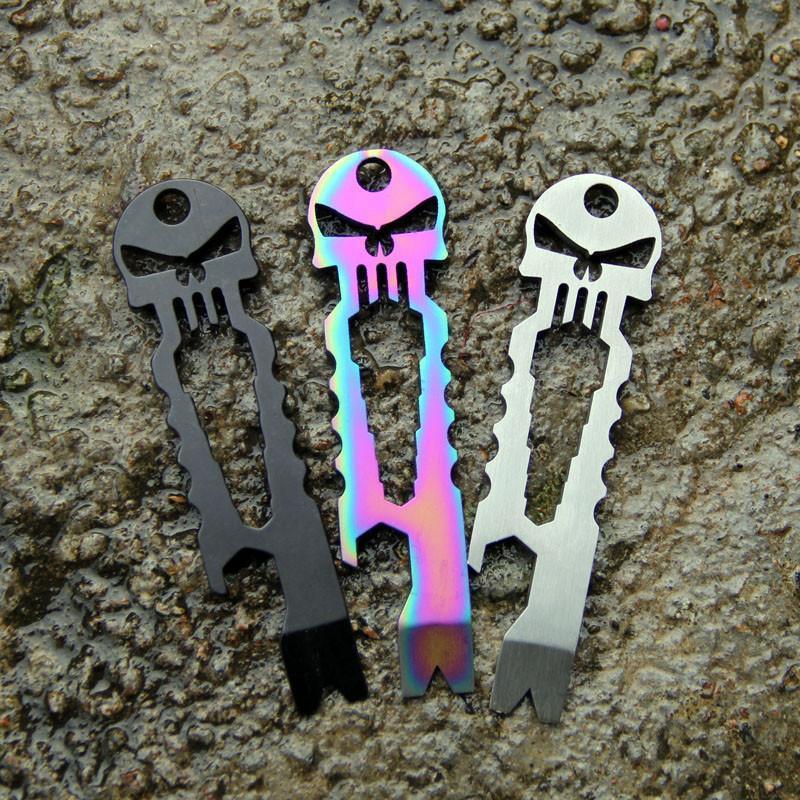 Stainless Steel Pocket Skull Multi-Tool Tools