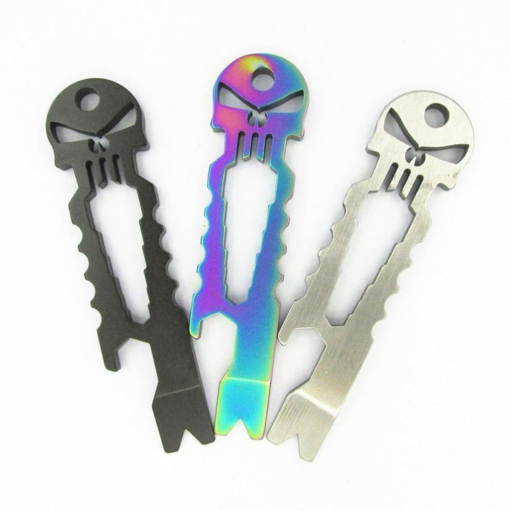 Stainless Steel Pocket Skull Multi-Tool Tools