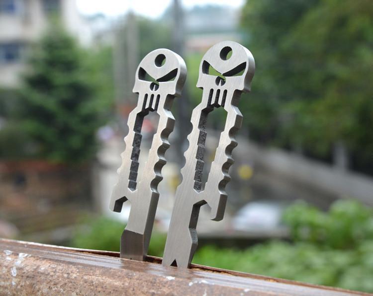 Stainless Steel Pocket Skull Multi-Tool Tools