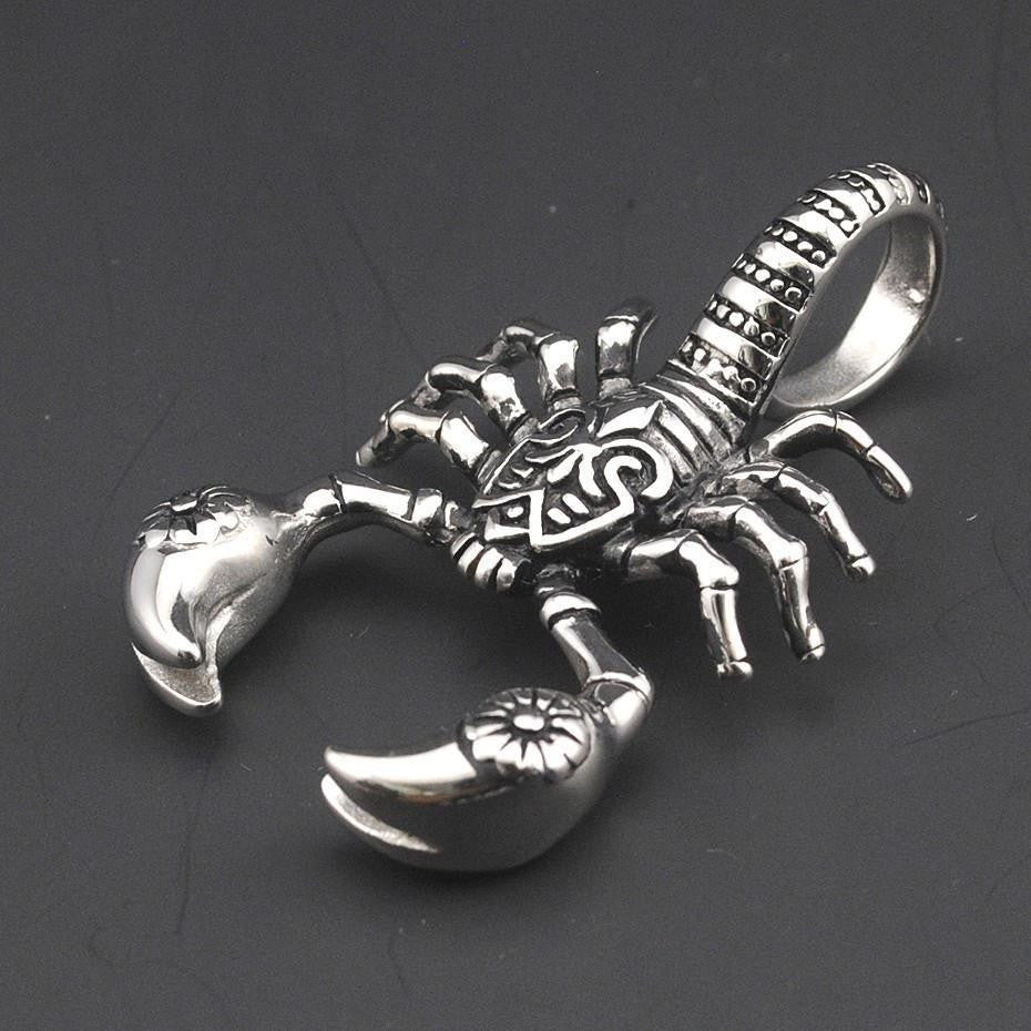 Stainless Steel Scorpion Pendant Silver Pendant