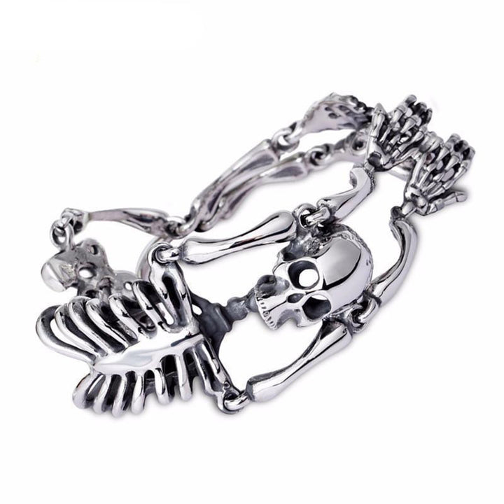 Stainless Steel Skeleton Bracelet Bracelets