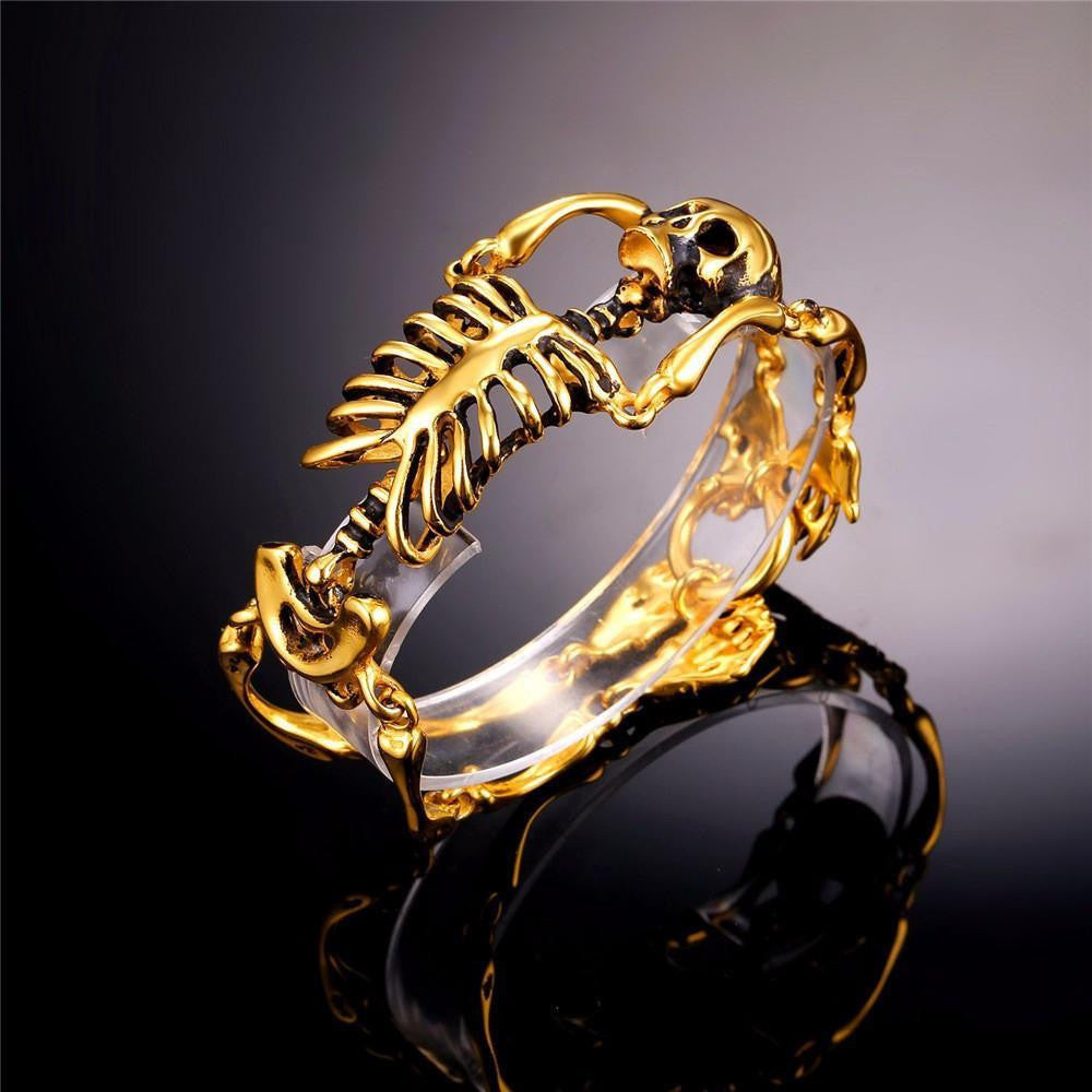 Stainless Steel Skeleton Bracelet Bracelets