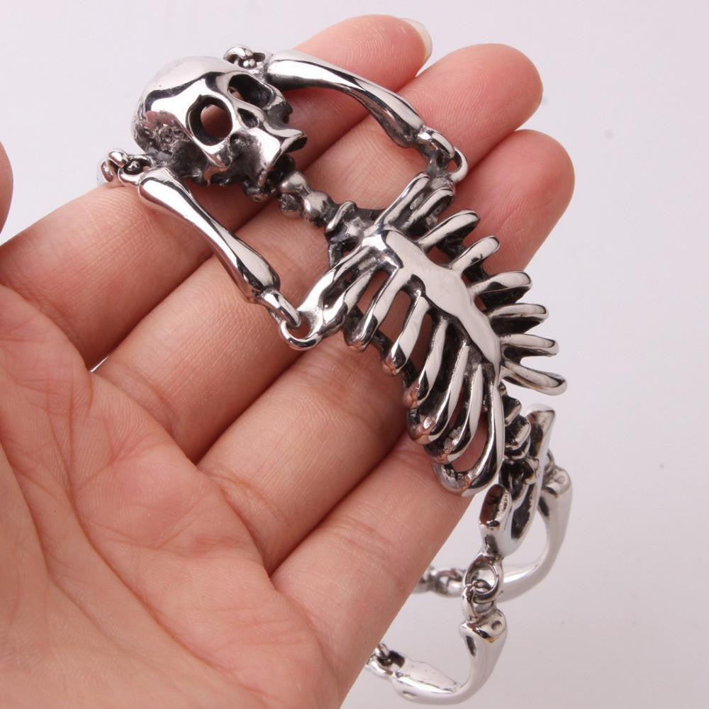 Stainless Steel Skeleton Bracelet Bracelets