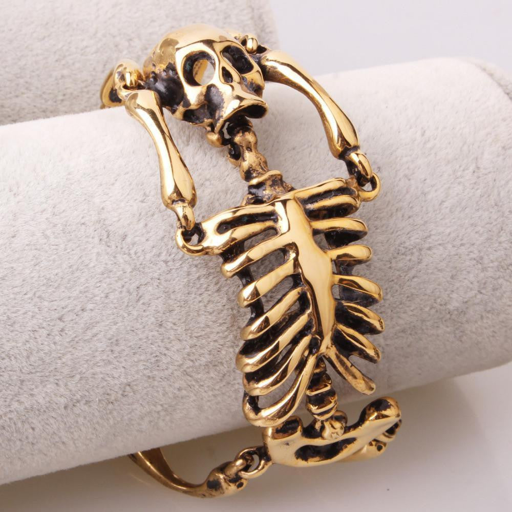 Stainless Steel Skeleton Bracelet Bracelets