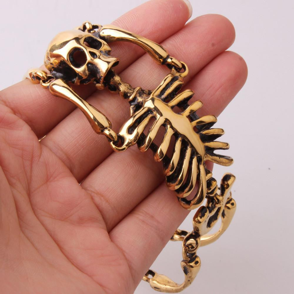 Stainless Steel Skeleton Bracelet Bracelets