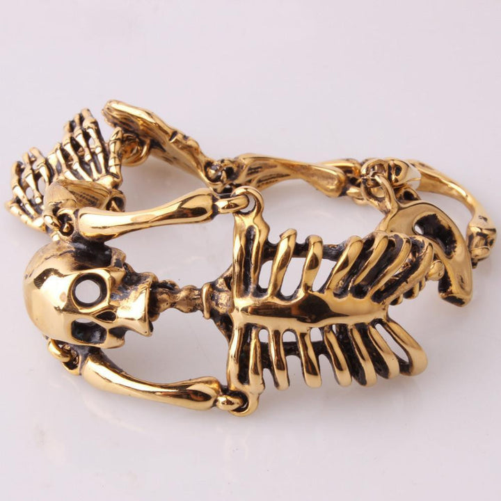 Stainless Steel Skeleton Bracelet Bracelets